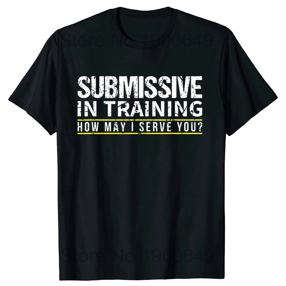 Funny I Love Submissive Men Heart T Shirts Cotton Streetwear Short Sleeve Birthday Gifts Summer Style T-shirt Mens Clothing