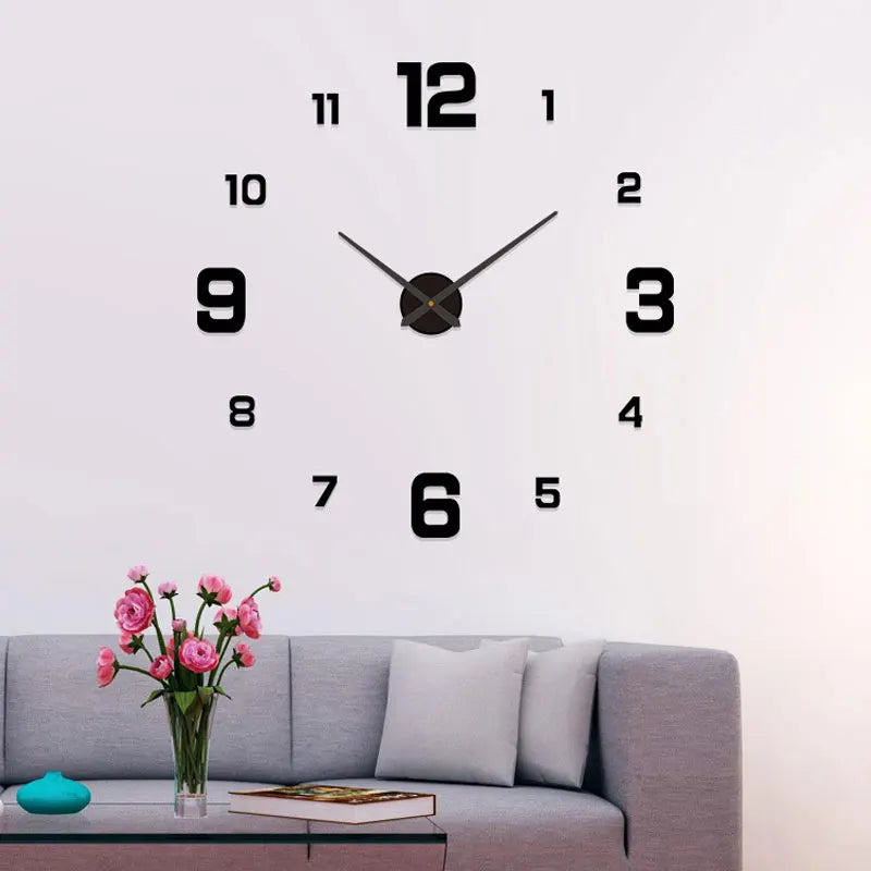 Creative Digital Glow-In-The-Dark Clock Personality Home Diy Wall Clock Decorative Wall Mount Clock Acrylic Wall Clock