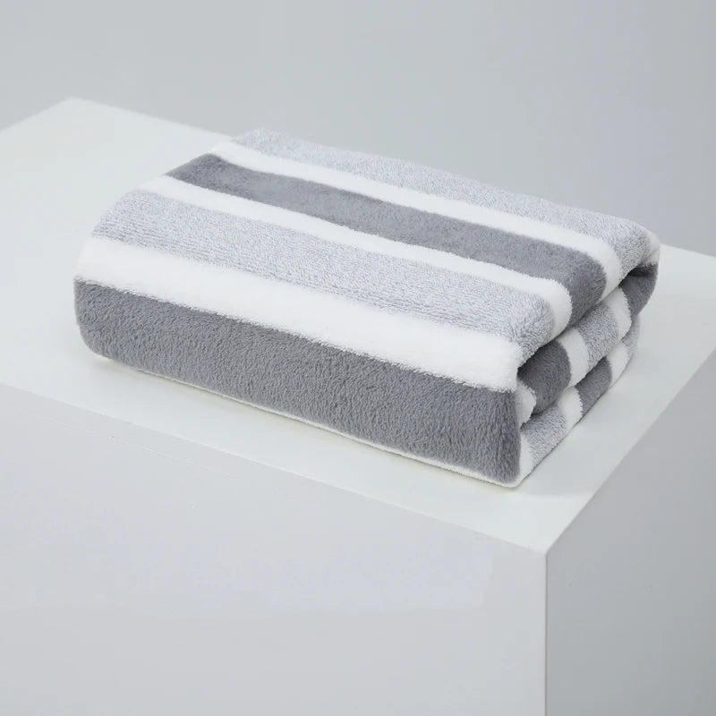 1 Pc Thickened Absorbent Bath Towel Soft Face Towel for Home - Surpriseshopper.com