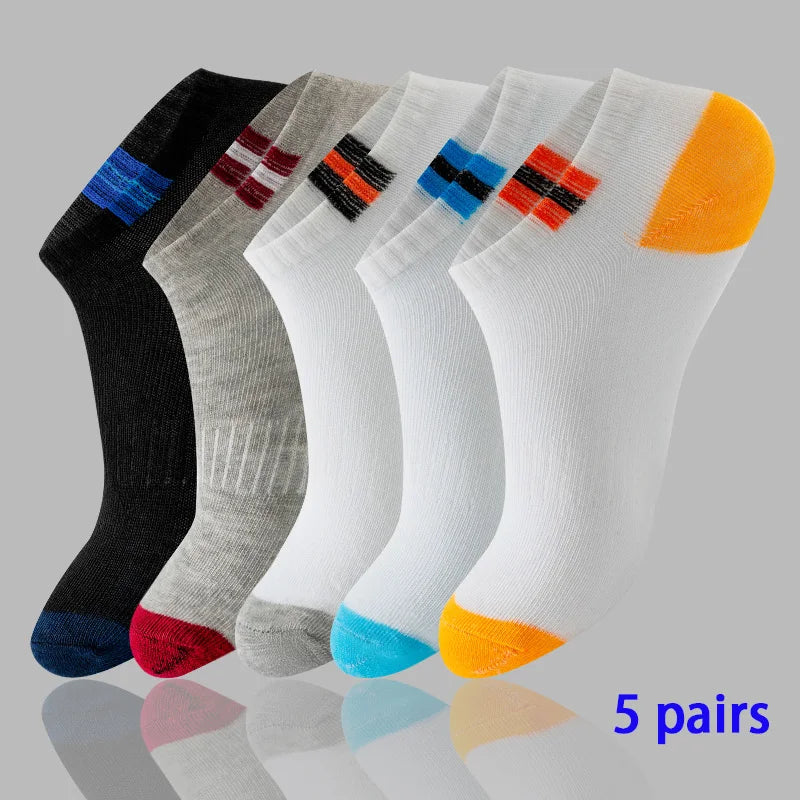 Invisible Comfort: 8 Pairs of Summer Boat Socks for Men & Women