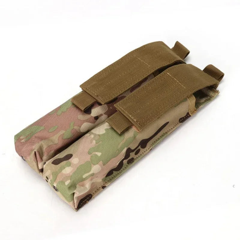 P90/UMP Molle Double Magazine Pouch Waist Pack Bag Outdoor Hunting Accessories Flashlight Holder Rifle Mag Holster Vest Pouches