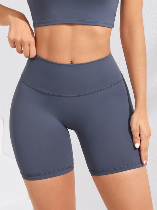 Yoga Shorts Women Fitness Shorts Girl Running High Waist Short Quick Drying Squat Proof Cycling Workout Gym Tight  Shorts Black - Surpriseshopper.com