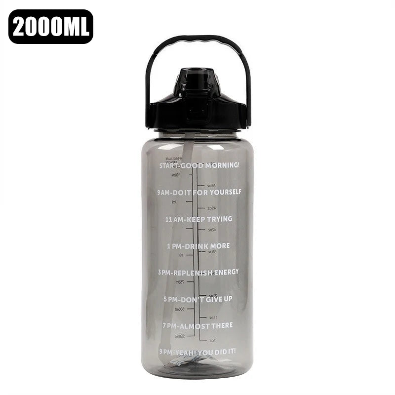 HydratePro: Ultimate 2-Liter Portable Water Bottle – Your Essential Hydration Companion