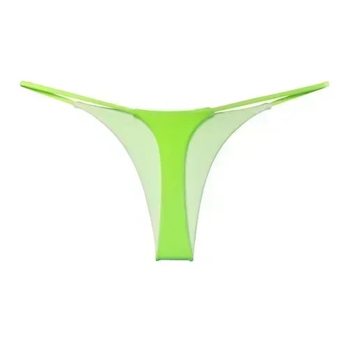 New SilkTouch: Deep V Breathable Low-Waist Thong Panties