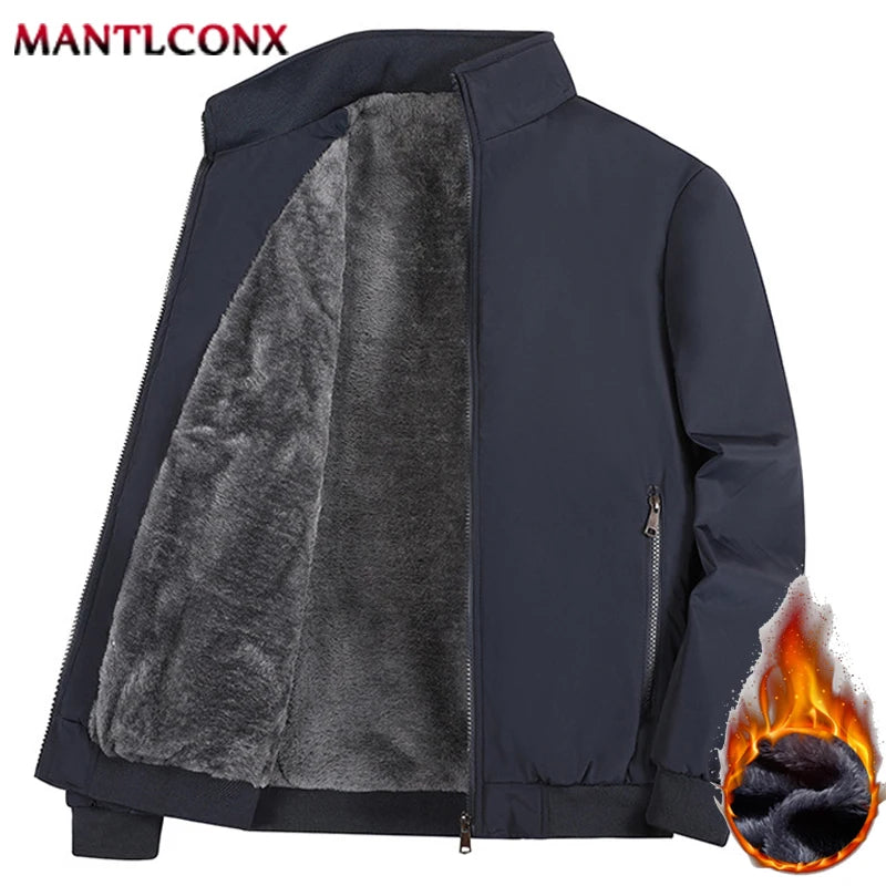 Turn-down Collar Autumn Winter Casual Jacket Men Blazer Thick Warm Jackets for Men Winter Office Dress Coat Social Outerwear 3XL Surpriseshopper.com