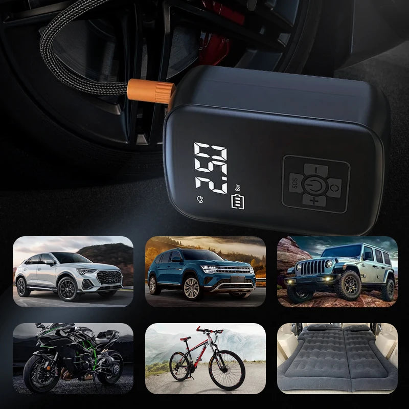 AirPower Pro: LEIBOO Dual-Mode Tire Inflator for All Vehicles