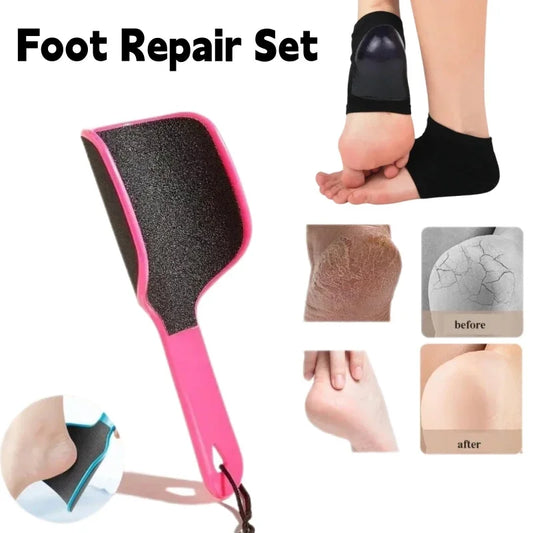 1-2pc Professional Curved Foot File Dead Skin Calluses Remover Double-Sided Professional Pedicure Foot File U Shaped Foot Sander