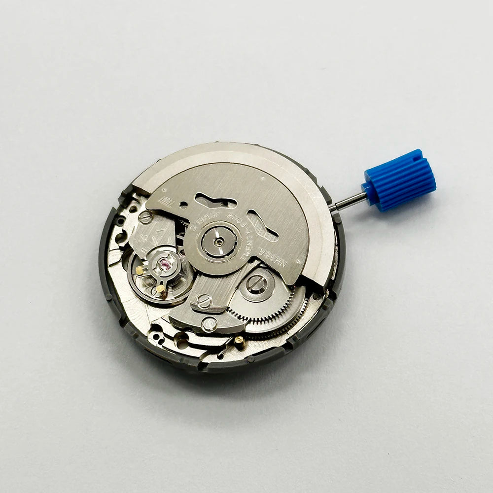 Japan Genuine NH35 Automatic Mechanical Movement High Accuracy 24 Jewels Mod Watch Replacement NH35A Date at 3:00 - Surpriseshopper.com