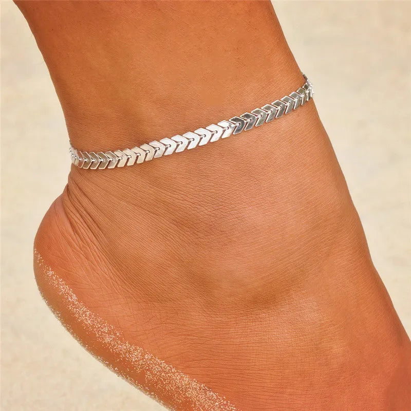 HeartCharm: Adorable Simple Heart Anklet – The Perfect Gift for Every Occasion!