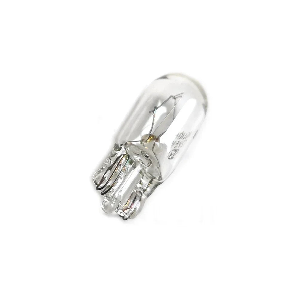 10X White T10 W5W 501 194 Clear Signal Lamp Glass 12V 5W Warm White W2.1x9.5d Single Filament Car Bulb Auto Halogen Light Blue