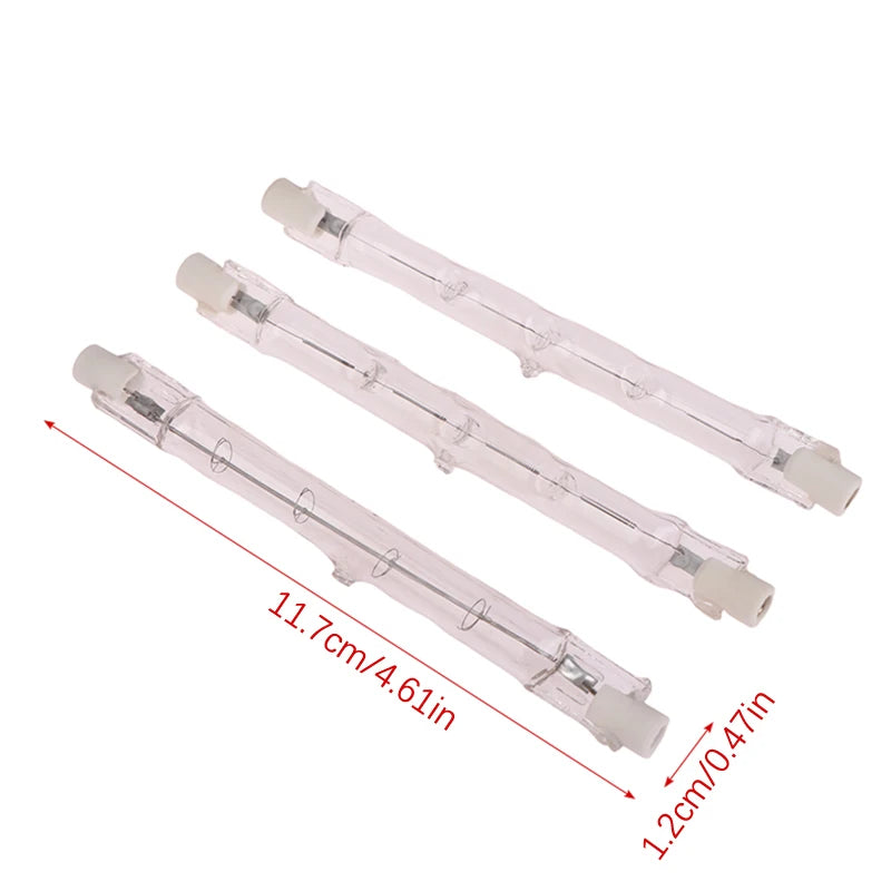 100W 200W 300W Halogen Lamp 118mm Double Ended Linear R7s Halogen Light Bulb AC220-240V Household Decor R7s Halogen Bulbs