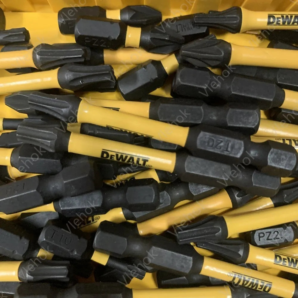 DEWALT 6.35MM 1/4" Bits High Electric Screwdriver Driver Drill Bit Set High Hardness Screwlock Sleeve Power Impact