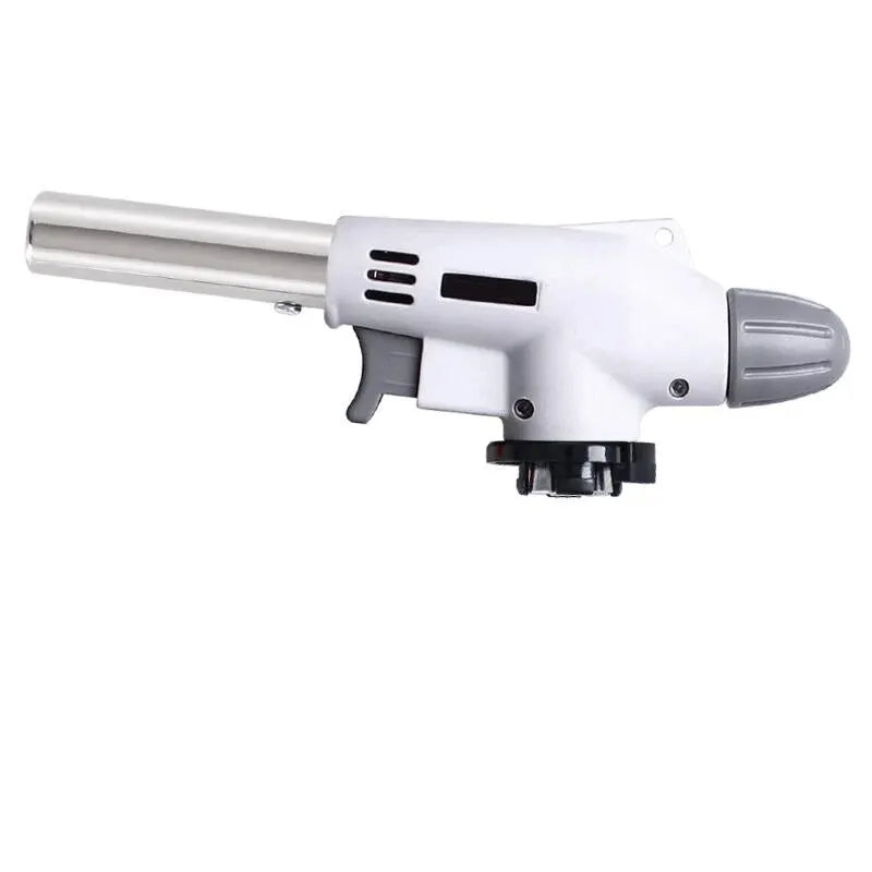 Torch Cooking AutoIgnition Butane Gas Welding-Burner Welding Gas Burner Flame Gas Torch Flame Gun Blow for BBQ Camping Cooking - Surpriseshopper.com