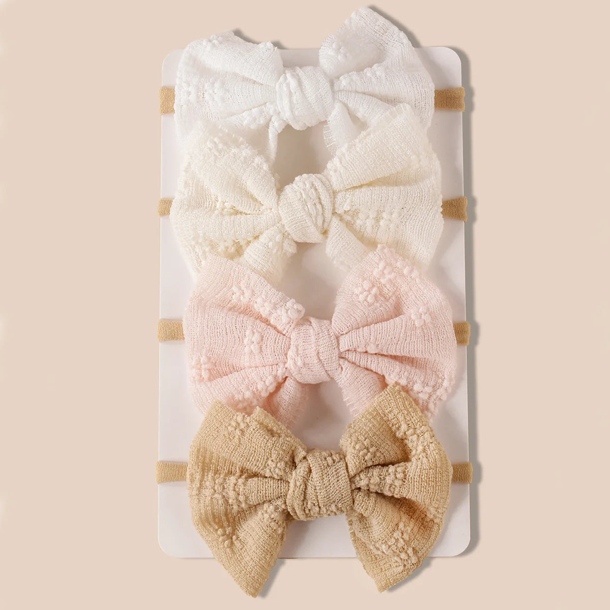 Tiny Treasures: 4-Piece Wholesale Baby Headband Collection