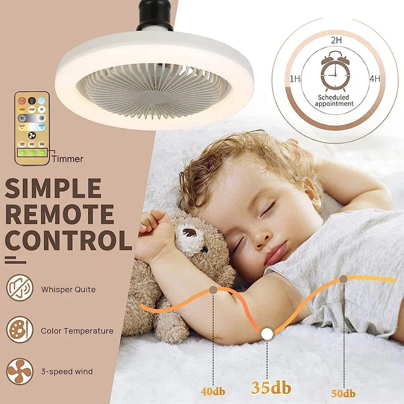 SmartAir: Versatile 3-in-1 Ceiling Fan with Remote – Elevate Your Home Comfort!