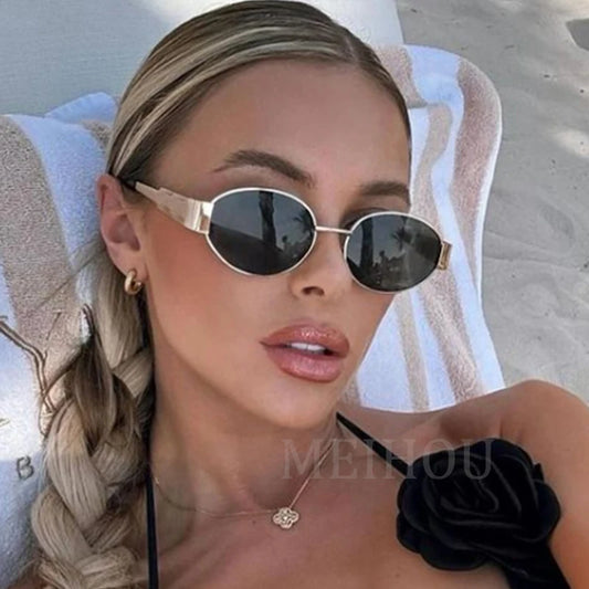 Oval Elegance: Unisex Luxury Designer Sunglasses 2025