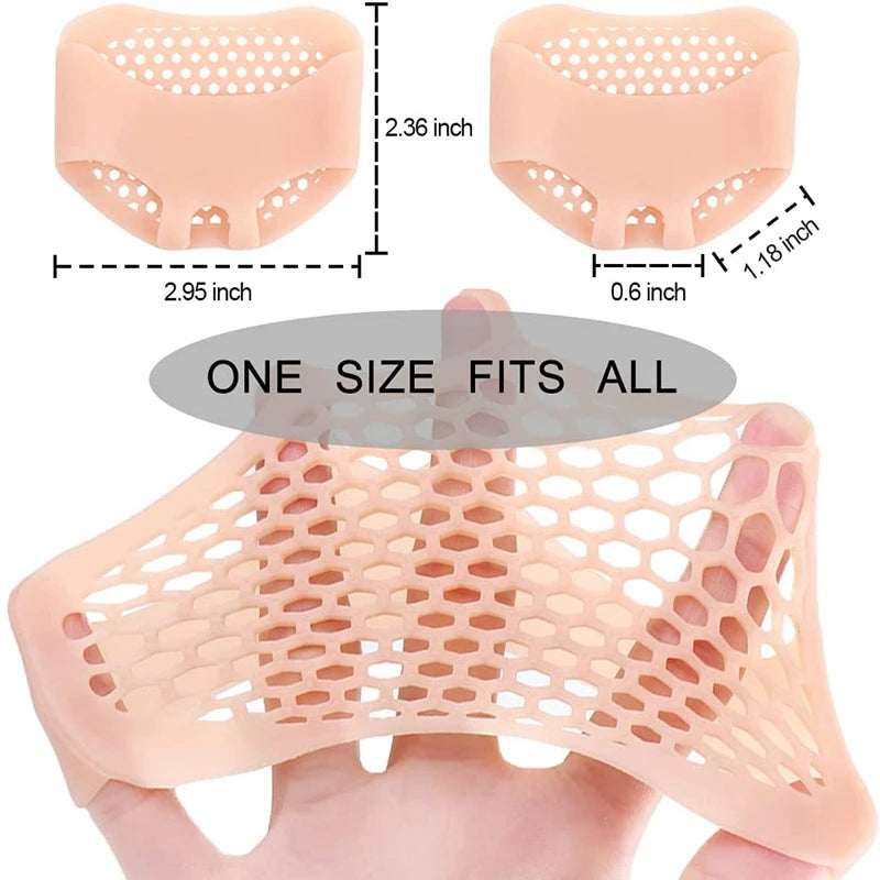 Silicone Forefoot Pads: Comfort Inserts for Stylish Women