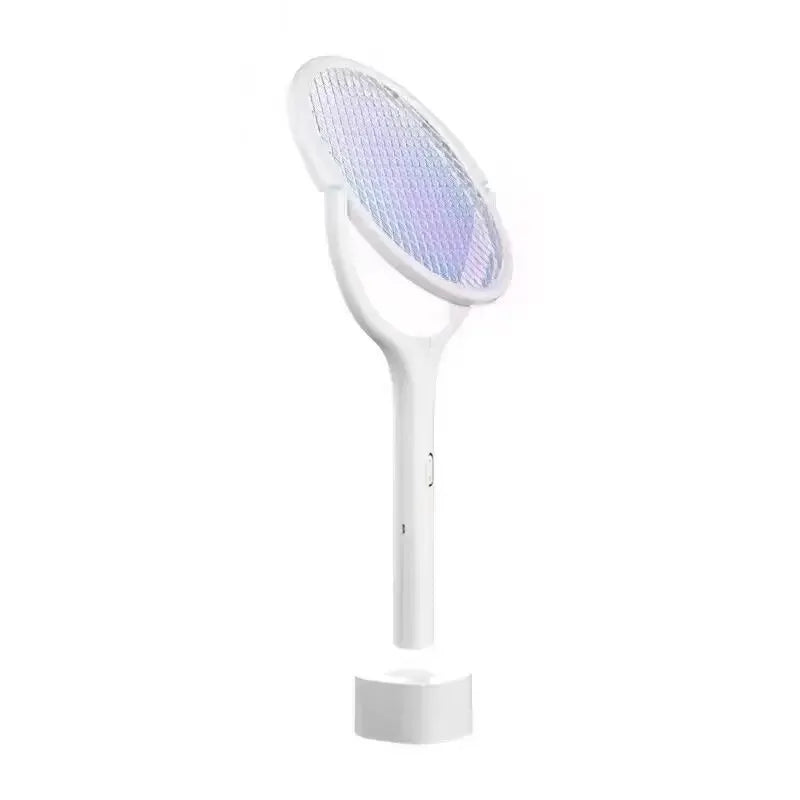 5 In 1 Fast Charging Racket Kill Fly Bug Safety Insulated Battery Powered Lamp ABS Adjustable Electric Mosquito Swatter - Surpriseshopper.com