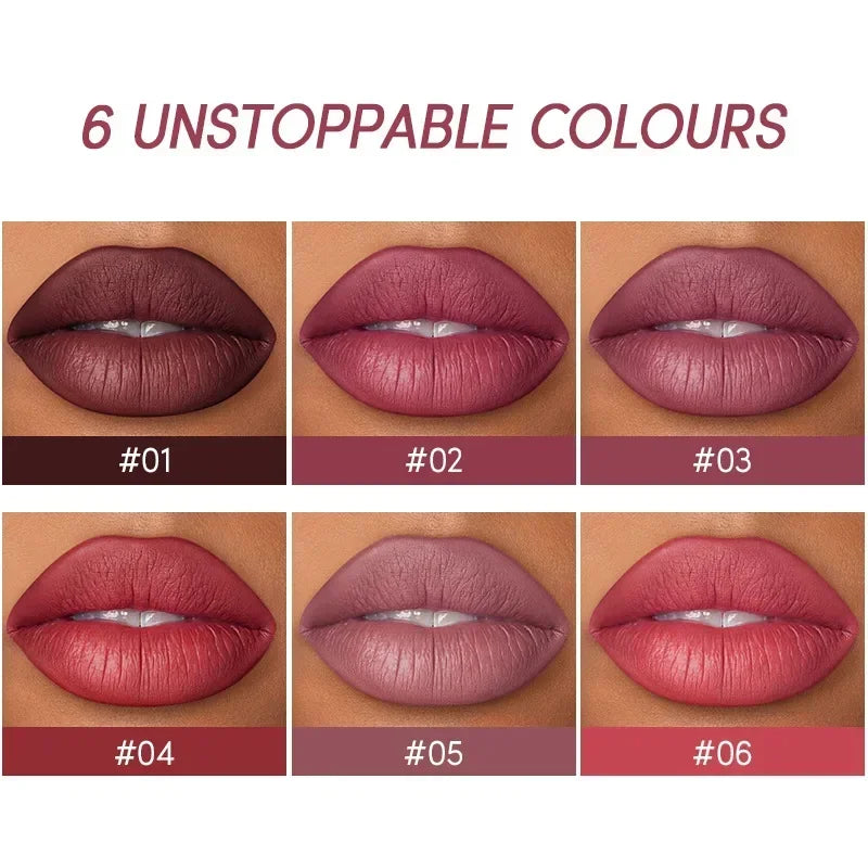 2 In 1 Korean Kiss: Waterproof Lip Liner Lipstick