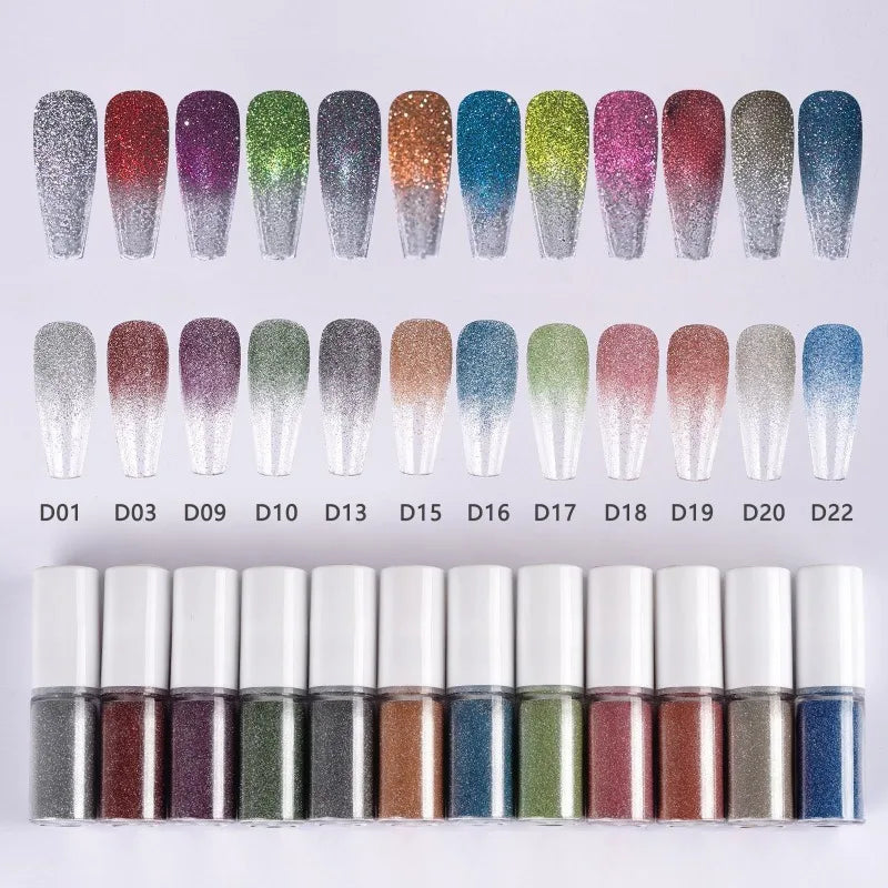 Nail 10g Spray Powder Ombre Spray for Nail Create A Few Seconds To Achieve A Gradient Effect Pigment Nail Aurora Powder New