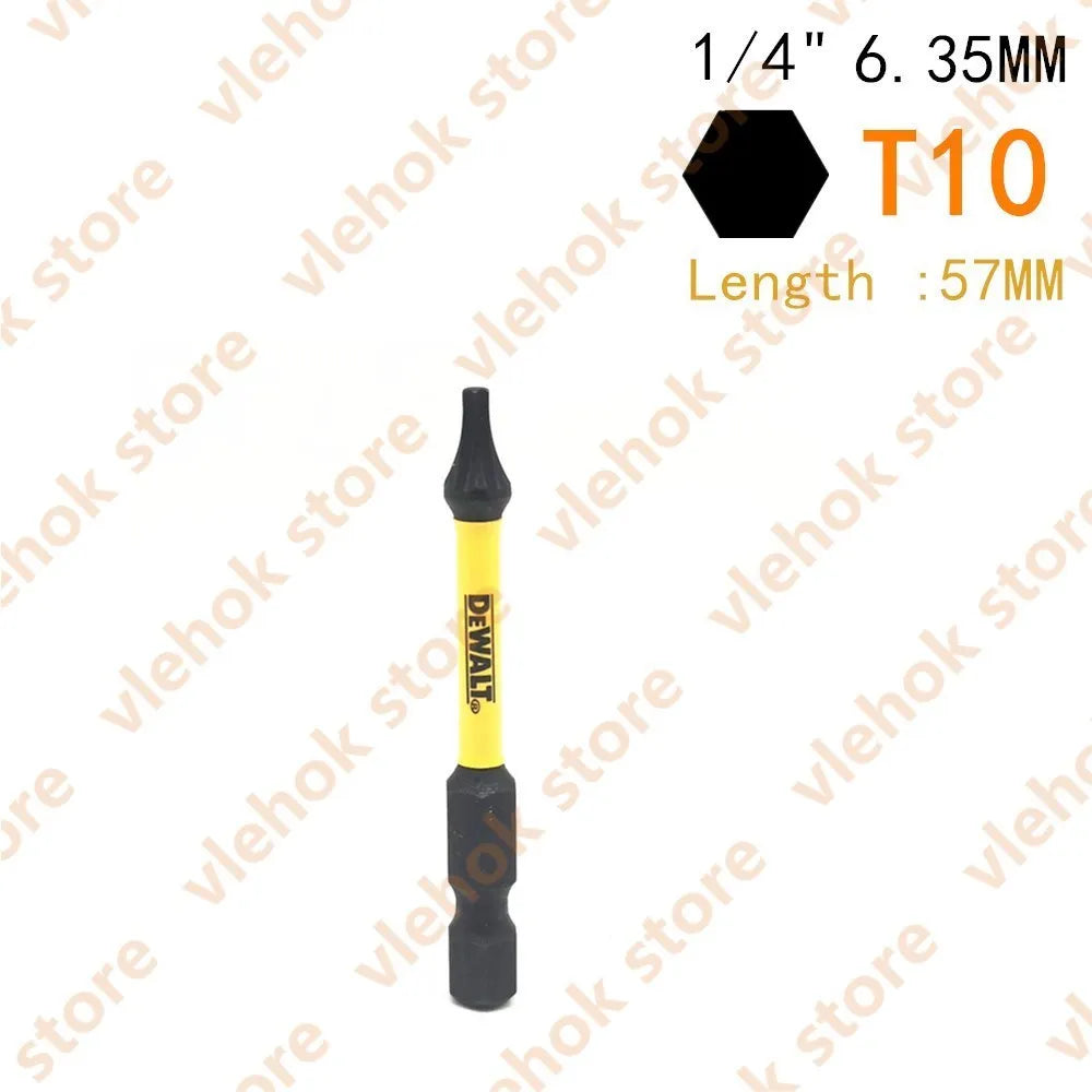 DEWALT 6.35MM 1/4" Bits High Electric Screwdriver Driver Drill Bit Set High Hardness Screwlock Sleeve Power Impact