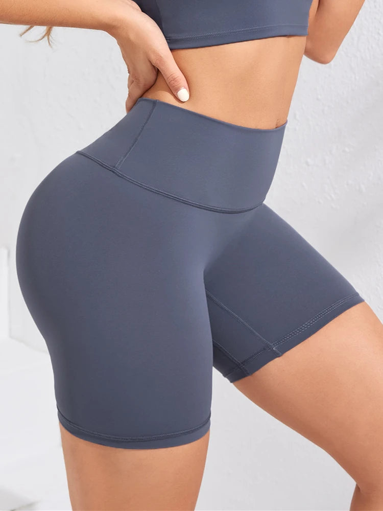 Yoga Shorts Women Fitness Shorts Girl Running High Waist Short Quick Drying Squat Proof Cycling Workout Gym Tight  Shorts Black - Surpriseshopper.com