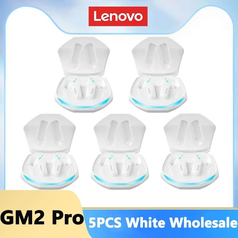 Lenovo GM2 Pro Bluetooth 5.3 Earphones Sports Headset Wireless In-Ear Gaming Low Latency Dual Mode Music Headphones New - Surpriseshopper.com