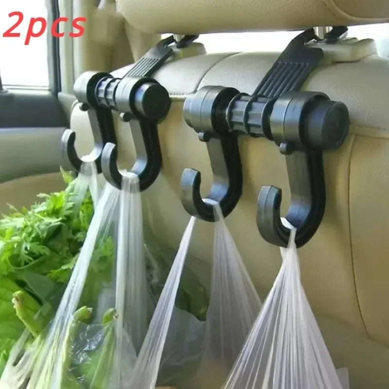 2Pcs Car Hook Hero: Universal Seat Storage Solution