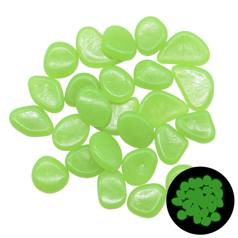 Glow in the Dark Garden Pebbles My Store