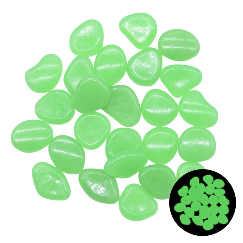 Glow in the Dark Garden Pebbles My Store