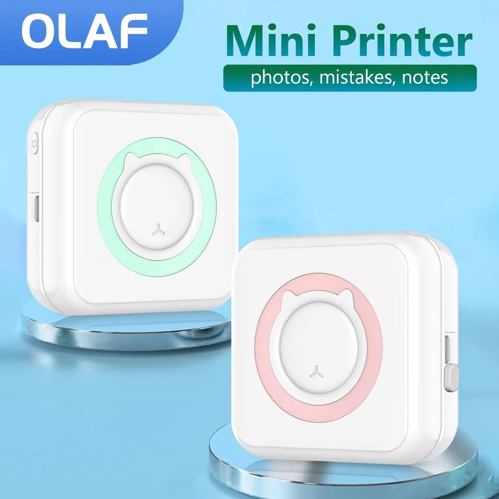 Mini Printer Portable Thermal Stickers My Store