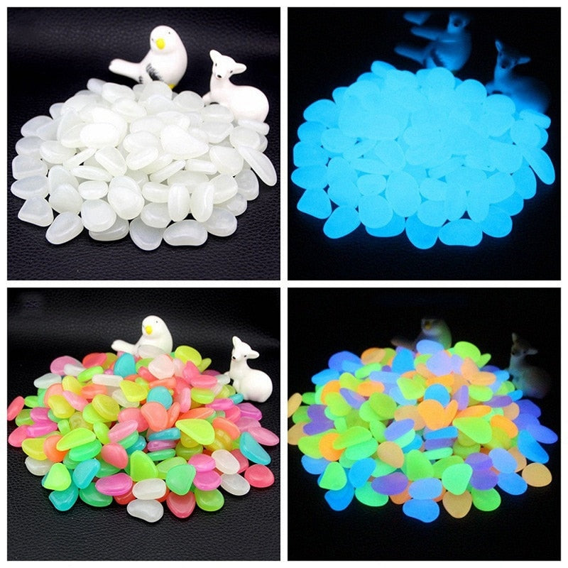 Glow in the Dark Garden Pebbles My Store