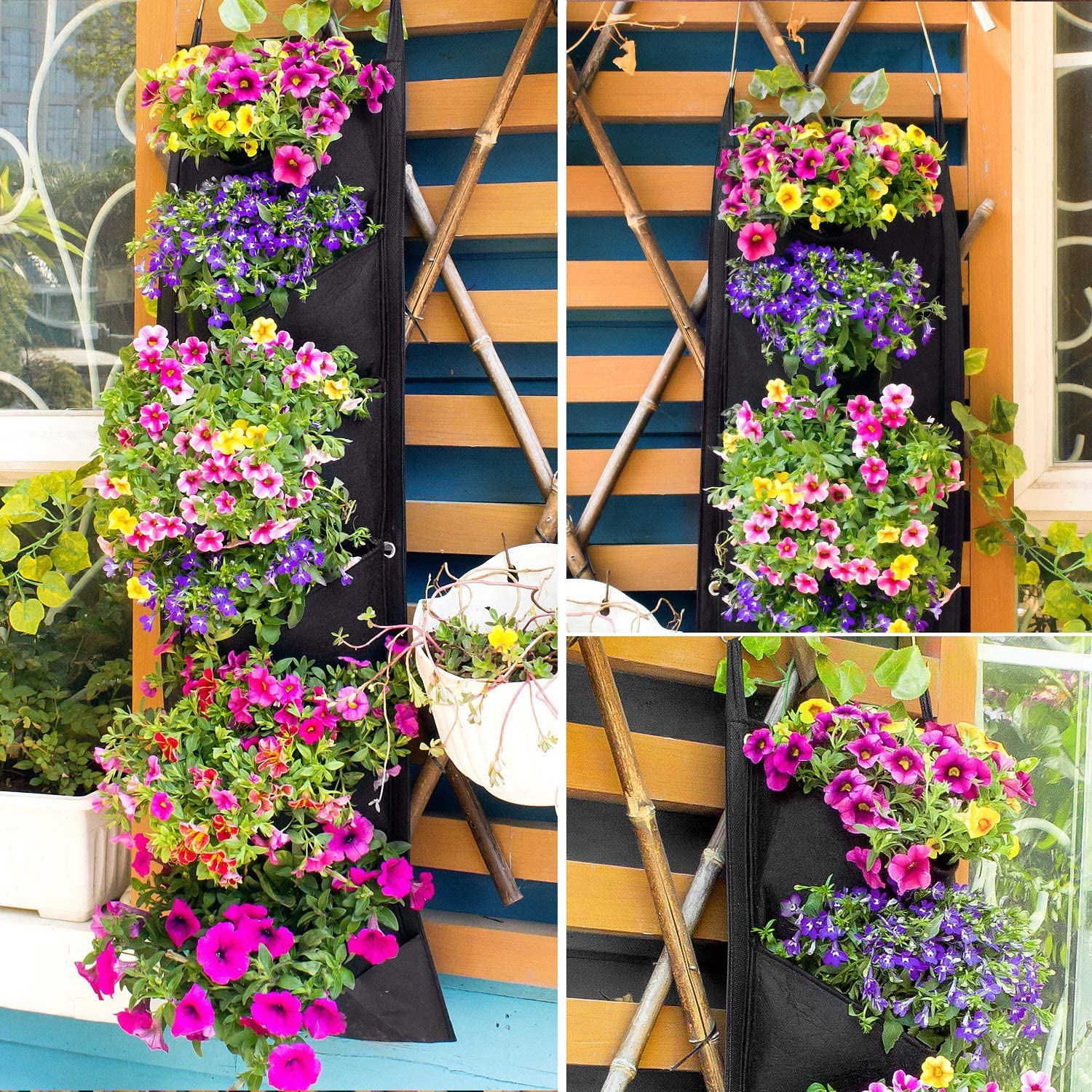 Vertical Hanging Garden Flower Pots My Store