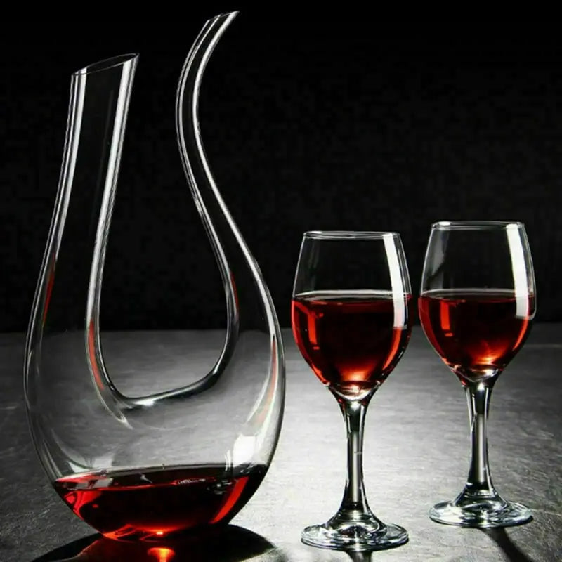 Crystal U-shaped 1500ml Wine Decanter My Store