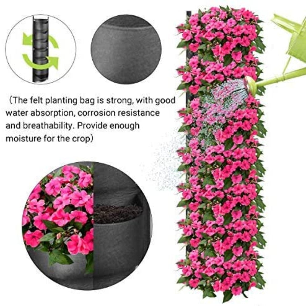 Vertical Hanging Garden Flower Pots My Store